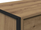 TV Cabinet Artisian Oak 100 x 36 x 49.5 cm Engineered Wood 886563