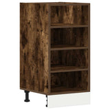 Bottom Cabinet Riga Smoked Oak 40x44.5x81.5 cm Engineered Wood 854206