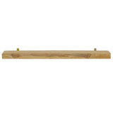 Wall Shelves 2 pcs 90x15x4 cm Solid Wood Teak 340756
