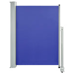 Patio Retractable Side Awning 100x300 cm Blue 48341