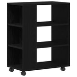 Storage Cabinet Black Oak 60 x 35 x 75 cm Engineered Wood 862671