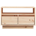 TV Cabinet 60x35x37 cm Solid Wood Pine 813425