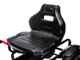 Metal Kids Pedal Go Kart with Adjustable Seat Inflatable Tyres Black T3398P348352
