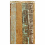 End Table with 1 Drawer 1 Door Reclaimed Wood 240950