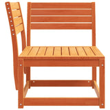 Garden Sofa Wax Brown Solid Pine Wood Single Modular 844666