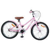 Kids Bike 18 Inches for 5-7 Years Old Light Pink 42009575