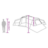 Family Tent Grey and Orange 833 x 585 x 216 cm Taffeta 42001153