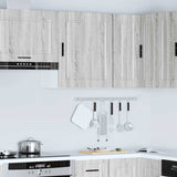 Kitchen Wall Cabinet Porto Grey Sonoma Engineered Wood 854049