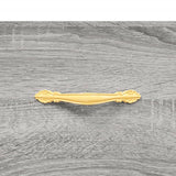 Highboard Grey Sonoma 69.5x34x180 cm Engineered Wood 3189363