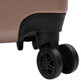 Suitcase with Lock 3 pcs Rose Gold 50 x 31 x 78 cm ABS Plastic 42006241
