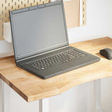 Desk Top Untreated 80x50x2.5 cm Solid Wood Oak Rectangular 4009007