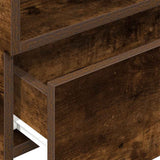Wall-mounted Bedside Cabinets 2 pcs Smoked Oak 45x26x28.5 cm 858605
