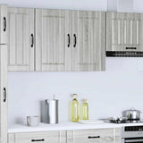 Kitchen Wall Cabinet Lucca Grey Sonoma Engineered Wood 853833
