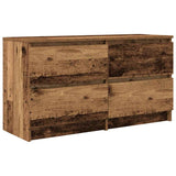 TV Cabinet Old Wood 100x35x54 cm Engineered Wood 861803