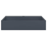 Wash Basin 50x38x11 cm Mineral Cast/Marble Cast Anthracite 155984