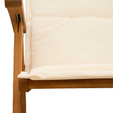 Reclining Garden Chairs 6 pcs Natural Solid Acacia Wood 3434470