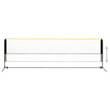 Adjustable Badminton Net 500x103x94-158 cm Metal 93367