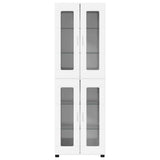 Highboard with Shelf FLORIN High Gloss White 60 x 35 x 182 cm 3397908
