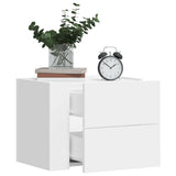 Wall-mounted Bedside Cabinet White 45x30x35 cm 848325