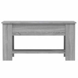 Coffee Table Grey Sonoma 101x49x52 cm Engineered Wood 819273