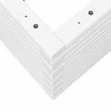 Garden Planter White 80x80x46 cm Solid Wood Pine 3282420