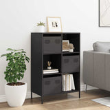 Highboard Black 68x39x103.5 cm Steel 851406