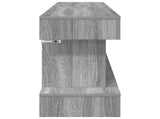 Electric Fireplace Grey Sonoma 150 x 30 x 50 cm Engineered wood 8020789