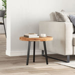 ZNTS Table Top Round Ø50x4 cm Solid Wood Acacia 4008701