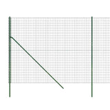 Wire Mesh Fence Green 2x25 m Galvanised Steel 154062