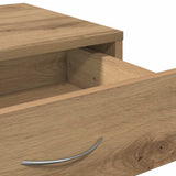 Rolling Cabinet Artisan Oak 46x36x59 cm Engineered Wood 856661