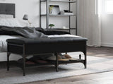 Shoe Bench Black 82x42x45 cm Engineered Wood 835192