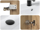 Bathroom Vanity Unit with Tap Artisan Oak 61 x 40 x 74.5 cm 889544