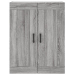 Highboard Grey Sonoma 69.5x34x180 cm Engineered Wood 3199687