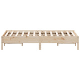 Bed Frame without Mattress 120x200 cm Solid Wood Pine 842702