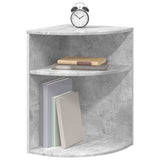 End Table Concrete Grey 39.7 x 39.7 x 60 cm Engineered Wood 891133