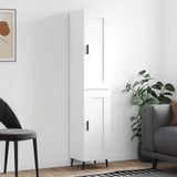 Highboard White 34,5x34x180 cm Engineered Wood 3200465