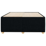 Bed Frame without Mattress Black Double Fabric 3285039