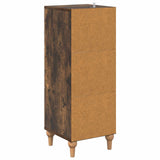Drawer Cabinet Smoked Oak 33 x 34.5 x 90 cm Engineered Wood 894160