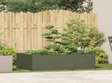 Planter Olive Green 120x80x40 cm Steel 860748