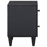 Bedside Table 2 pcs Brown 40 x 33.5 x 46 cm Solid Mango Wood 4018699