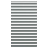 Zebra Blind Dark Grey 130x200 cm Fabric Width 125.9 cm Polyester 4014163