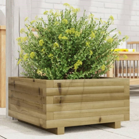ZNTS Garden Planter 50x50x26.5 cm Impregnated Wood Pine 847297