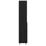 Highboard Black oak 69.5 x 34 x 180 cm Engineered Wood 3416181