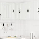 Kitchen Wall Corner Cabinet Lucca White Engineered Wood 853857