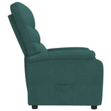 Recliner Chair Dark Green Fabric 342706