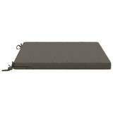 4-Piece Seat Cushions SOEST 4 pcs 100% Polyester Grey 944838
