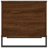 Coffee Table Brown Oak 60x44.5x45 cm Engineered Wood 830963