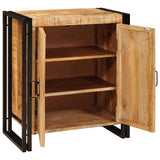 Bedside Cabinet Brown 66 x 35 x 76 cm Soild rough mango wood 4102775