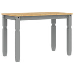 Dining Table Corona Grey 112x60x75 cm Solid Wood Pine 4005715