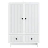 Sideboard White 66 x 34.5 x 95 cm Engineered Wood 893975